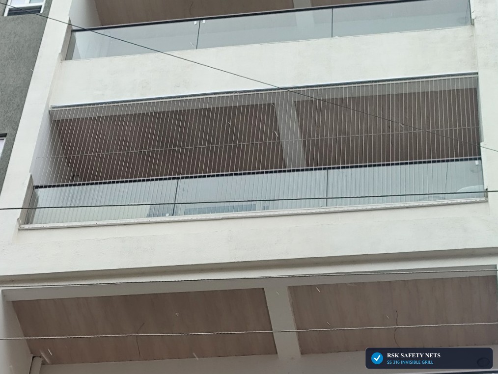 Glass Railing Balcony SS 316 Marine Cable Invisible Grill Fitting