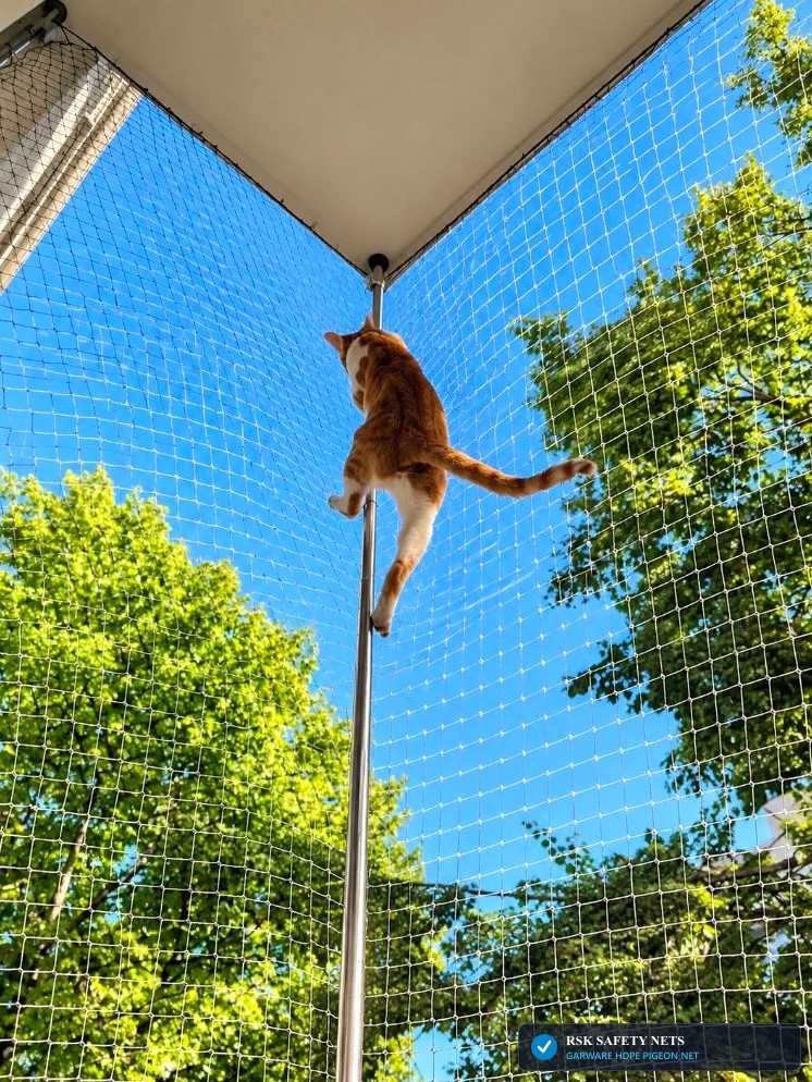 Pet & Cat Protection Safety Net Enclosure with Garware HDPE Mesh